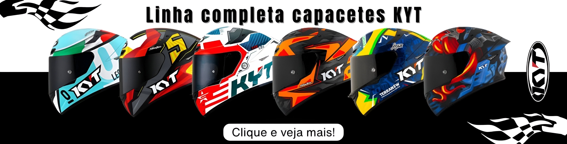 Linha Completa Capacetes KYT