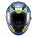 Capacete Texx | Wing Grid | Azul | Verde | Branco