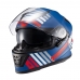 Capacete Texx | Wing Grid | Azul | Vermelho | Branco 