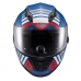 Capacete Texx | Wing Grid | Azul | Vermelho | Branco 
