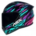 Capacete Asx | City Arrow | Preto | Tiffany | Roxo