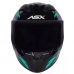 Capacete Asx | City Arrow | Preto | Tiffany | Roxo