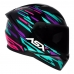 Capacete Asx | City Arrow | Preto | Tiffany | Roxo
