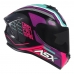 Capacete Asx | Draken Cougar | Preto | Rosa | Tiffany 