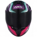Capacete Asx | Draken Cougar | Preto | Rosa | Tiffany 