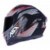 Capacete Asx | Draken Thunder | Preto | Cinza | Vermelho 