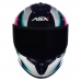 Capacete Asx | Draken Thunder | Preto | Rosa | Tiffany