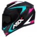 Capacete Asx | Eagle Street | Preto | Tiffany | Rosa
