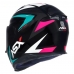 Capacete Asx | Eagle Street | Preto | Tiffany | Rosa