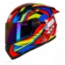 Capacete Fw3 Gtracing Bolt | Laranja | Azul | Amarelo