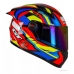 Capacete Fw3 Gtracing Bolt | Laranja | Azul | Amarelo
