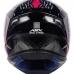 Capacete Asx | Draken Bull Cyber | Brilho Preto | Rosa 