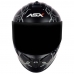 Capacete Asx | Draken Bull Cyber | Fosco Preto Grafite