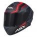 Capacete Asx | Draken Cougar | Fosco Cinza | Preto | Vermelho 