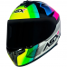 Capacete Asx | Draken Striker | Brilho Preto | Amarelo | Rosa