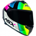 Capacete Asx | Draken Striker | Brilho Preto | Amarelo | Rosa