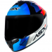 Capacete Asx | Draken Striken | Brilho Preto | Azul | Vermelho