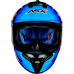 Capacete Asx | Draken Striken | Brilho Preto | Azul | Vermelho