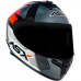 Capacete Asx | Draken Striken | Fosco Preto | Grafite | Vermelho