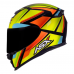 Capacete Asx | Eagle Explorer | Brilho Preto | Amarelo | Laranja 
