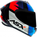 Capacete Asx | Draken Pilot | Fosco Preto | Vermelho | Amarelo