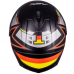 Capacete Asx | Draken Pilot | Fosco Preto | Vermelho | Amarelo