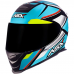 Capacete Asx | Eagle Explorer | Brilho Preto | Azul | Branco