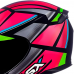 Capacete Asx | Eagle Explorer | Brilho Preto | Rosa | Prata