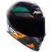 Capacete Asx | Eagle Fast | Brilho Preto | Verde | Grafite 