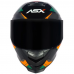 Capacete Asx | Eagle Fast | Brilho Preto | Verde | Grafite 