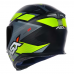 Capacete Asx | Eagle Fast | Fosco Preto | Amarelo | Cinza