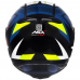 Capacete Asx | Eagle Street | Brilho Preto | Azul | Amarelo