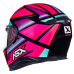 Capacete Asx | Eagle SV Explorer | Brilho Preto | Rosa | Tiffany