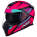 Capacete Asx | Eagle SV Explorer | Brilho Preto | Rosa | Tiffany
