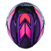 Capacete Asx | Eagle SV Fast | Brilho Preto | Llilas | Rosa