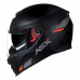Capacete Asx | Eagle SV Solid | Fosco Preto | Grafite | Vermelho
