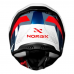 Capacete Norisk Strada II | ST White | Blue | Red 