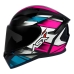 Capacete Asx | Eagle City Start | Preto | Turquesa | Rosa