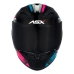 Capacete Asx | Eagle City Start | Preto | Turquesa | Rosa