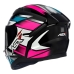 Capacete Asx | Eagle City Start | Preto | Turquesa | Rosa
