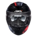 Capacete Asx | Eagle City Start | Preto | Vermelho | Cinza