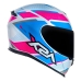 Capacete Asx | Eagle Fast | Branco | Rosa | Azul