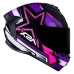 Capacete Asx | Draken Pilot | Preto Brilho | Lilas | Roxo