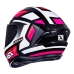 Capacete Asx | Draken Spirit | Preto Brilho | Rosa | Branco