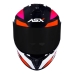 Capacete Asx | Draken Spirit | Preto Brilho | Rosa | Branco