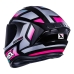 Capacete Asx | Draken Sipirit | Preto Brilho | Tiffany | Prata
