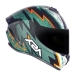 Capacete Asx | Draken Thunder | Preto Fosco | Verde | Laranja