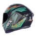 Capacete Asx | Draken Thunder | Preto Fosco | Verde | Laranja