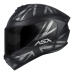 Capacete Asx | Draken UK | Preto Fosco | Cinza