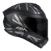Capacete Asx | Draken UK | Preto Fosco | Cinza